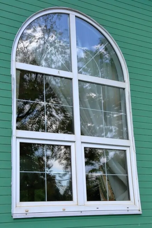 Как сделать полукруглое окно