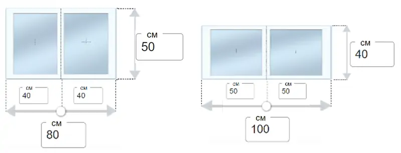 Какого минимального размера можно сделать пластиковое окно