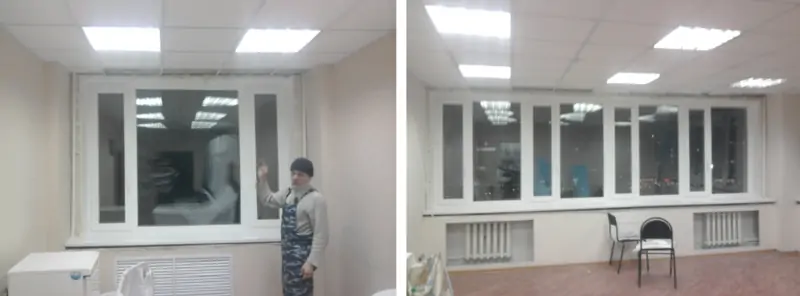 Городские воркутинские окна