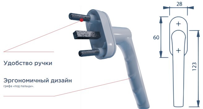 оконная ручка&nbsp;Футурус